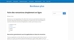 Desktop Screenshot of bordeauxplus.fr