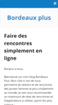 Mobile Screenshot of bordeauxplus.fr