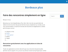 Tablet Screenshot of bordeauxplus.fr